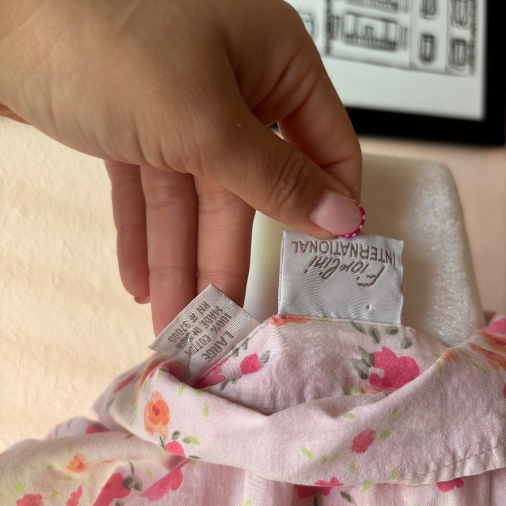 Y2K Baby Pink Girl Next Door Button Down Blouse - Picture 6 of 6